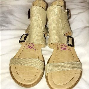 Tan sandals